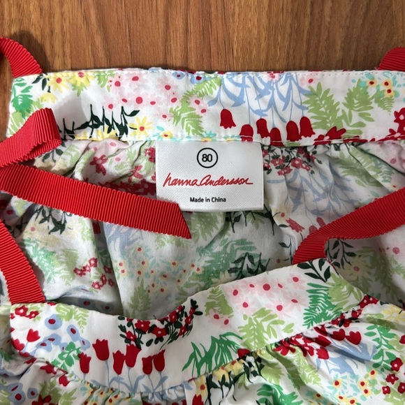 TWO Hanna Andersson smock dresses with tie detail - Picture 4 of 9